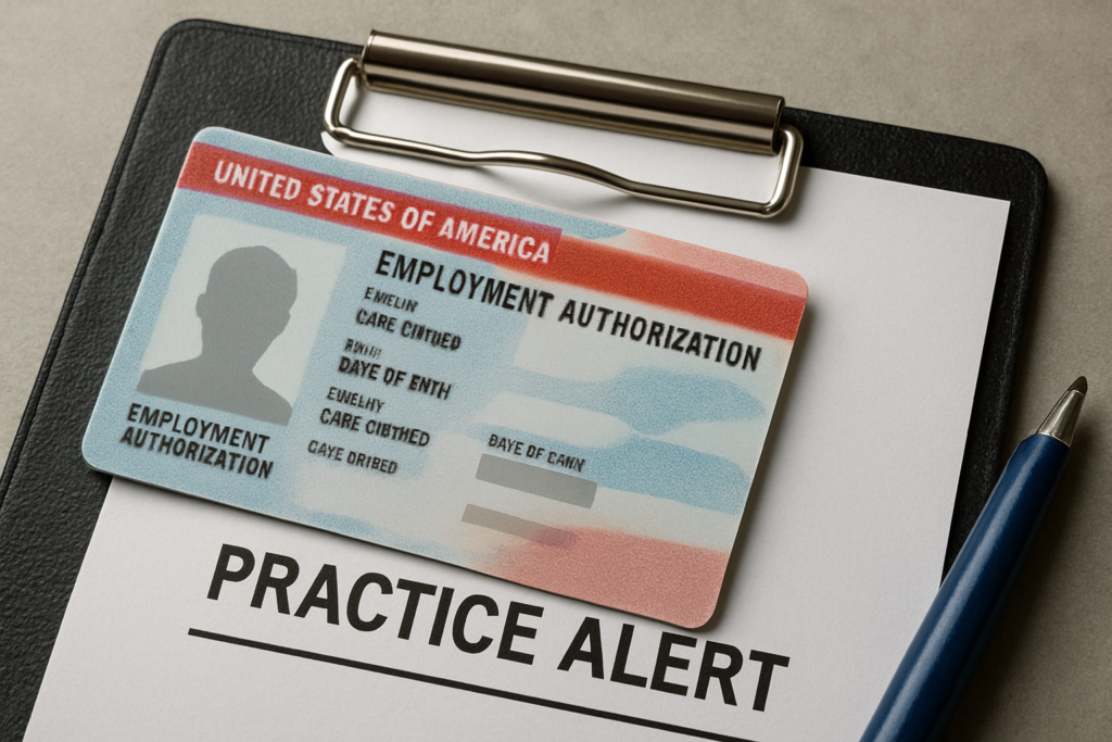 Ead, work authorization, uscis