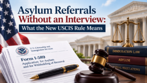 USCIS may refer certain asylum cases to immigration court without an interview. Learn what the 2026 rule means for affirmative asylum applicants.