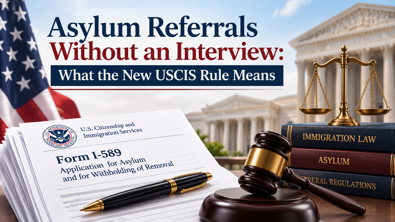 USCIS may refer certain asylum cases to immigration court without an interview. Learn what the 2026 rule means for affirmative asylum applicants.